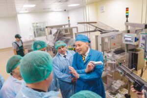 The opening ceremony of the third production line